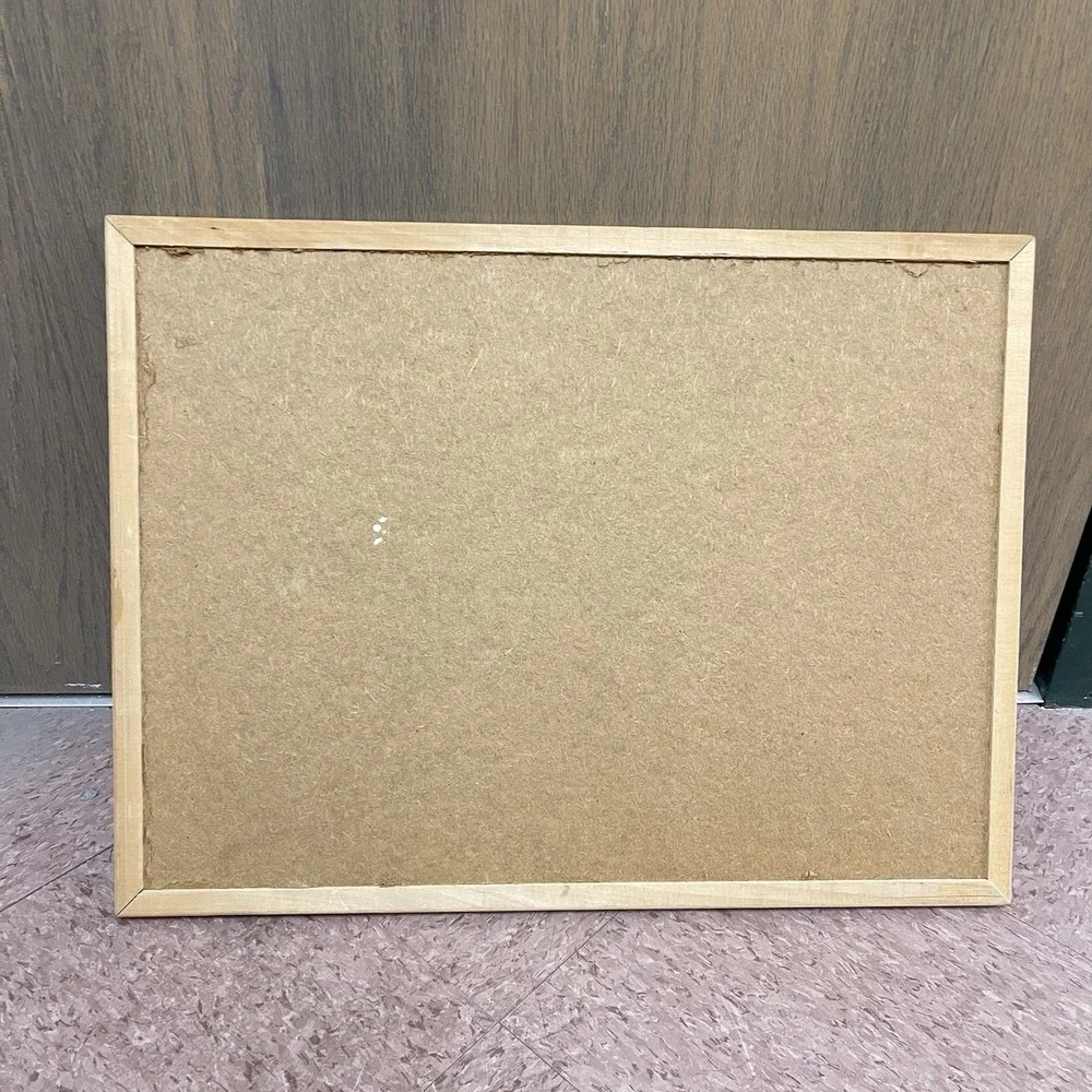 Vintage BUSCH‎ Beer Official Promo Cork Board Bulletin Bar Man Cave Office 24X16